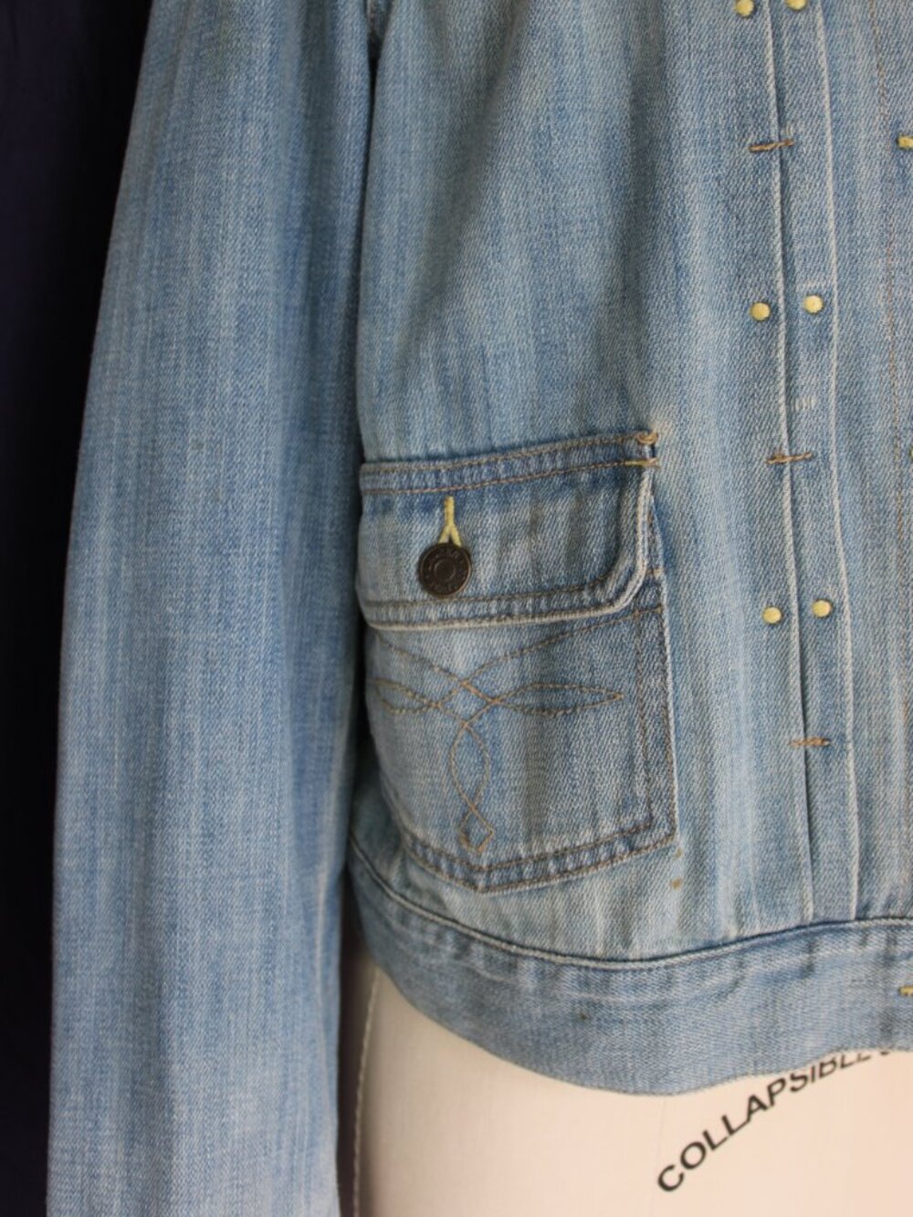 Lauren Jeans co. Ralph Lauren POLO RRL Denim Icon Trucker Jacket vintage western - Picture 8 of 10